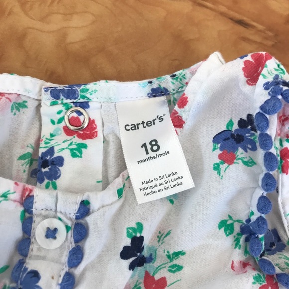 Two Precious Carters 18mo Rompers - Picture 4 of 6